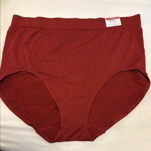 Cacique Deep Red Smoother Full Briefs